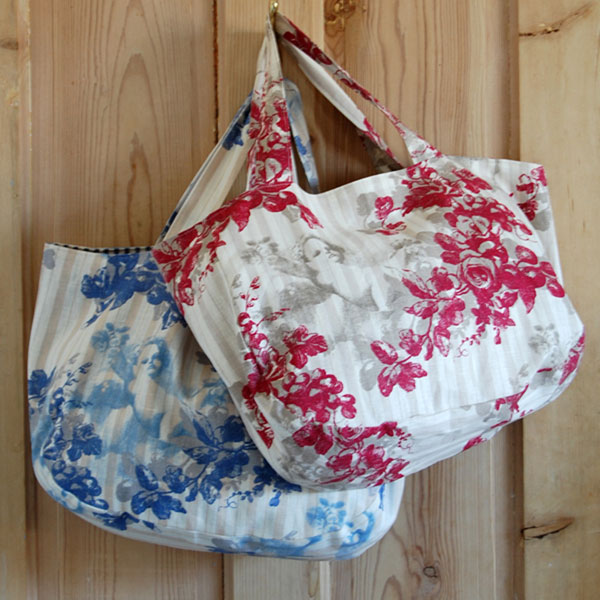 angelico linen tote bags